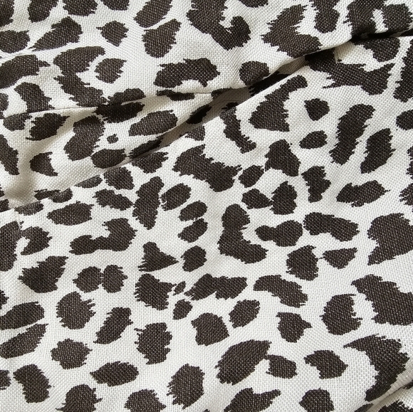 J. CREW Linen blend patio pant in leopard print - Picture 2 of 6